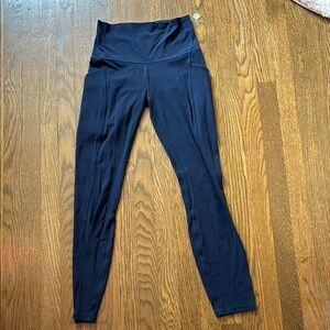 Lululemon Navy Blue High-Waisted Leggings